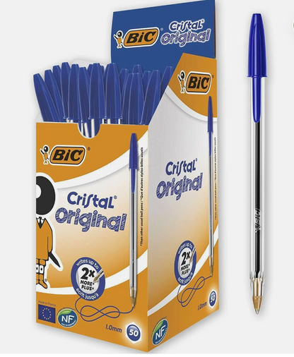 BIC Cristal Medium Ball Point Pens