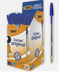BIC Cristal Medium Ball Point Pens