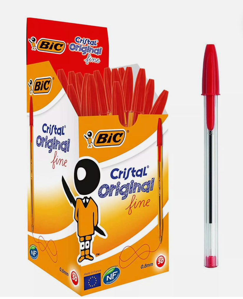 BIC Cristal Medium Ball Point Pens