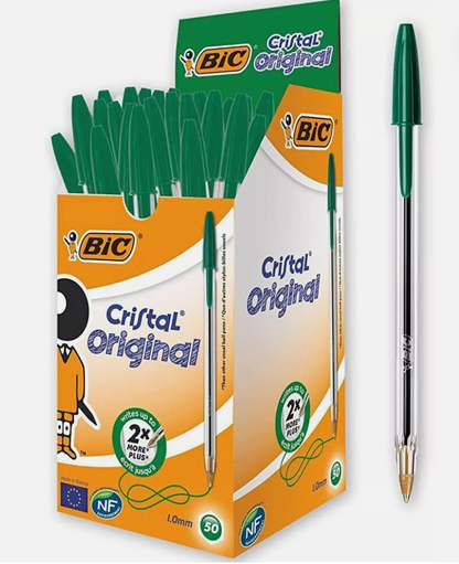 BIC Cristal Medium Ball Point Pens
