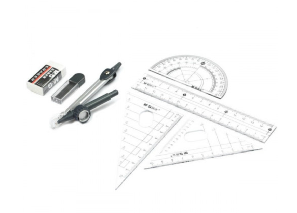 M&G Ensemble de règles 15cm - 8pcs