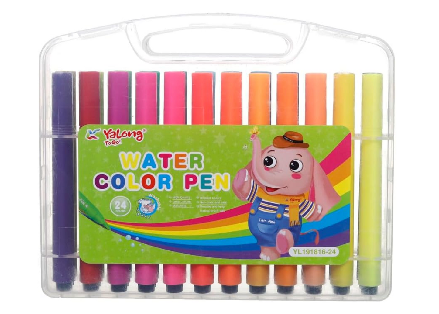 Watercolor Brush Pen Complet - Multi-couleur - 24pcs