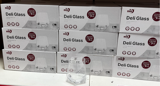 Tasses en verre - Deli Glass - pack de 6