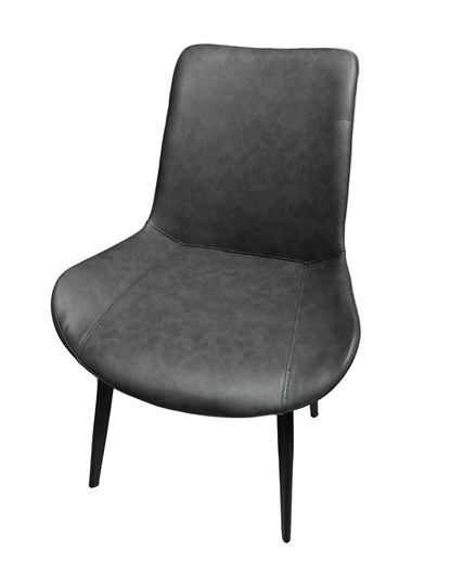 Table A Manger Marbre + 4 Chaises - Gris