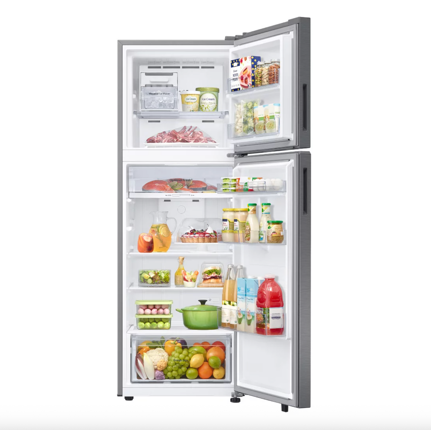 SAMSUNG REFRIGERATEUR 2 PORTES - NO FROST - INOX - 305 LT