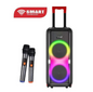 SMART TECHNOLOGY BOOM BOX - Bluetooth / USB / AUX / 2 Micros - 1 Télécommande / 10 000W - STHP-2008E