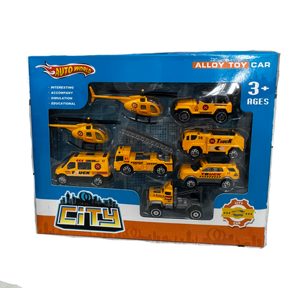 City collection de Voiture - pack de 8