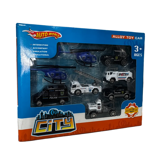 City collection de Voiture - pack de 8