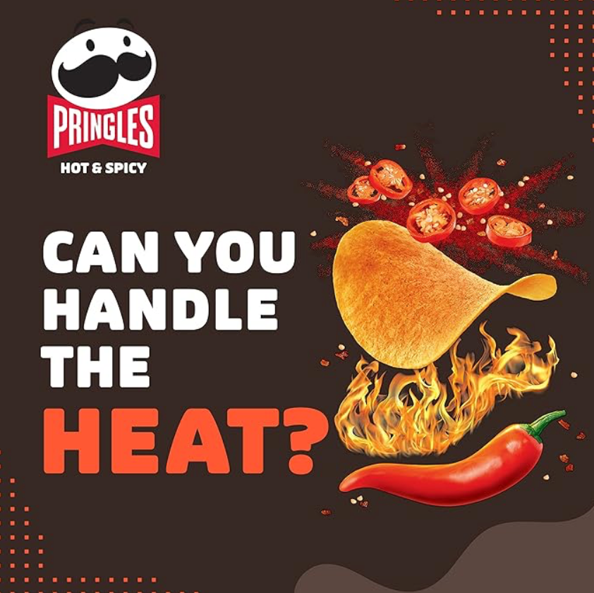 PRINGLES® HOT & SPICY CRISPS 165G