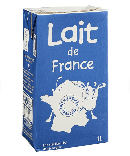 LAIT DE FRANCE - DEMI-ÉCRÉMÉ 1L