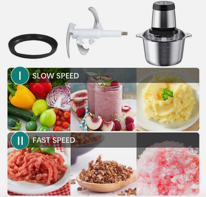 Kitchen Expert Electric Meat Chopper Stainless Steel Machine 2L / 3L