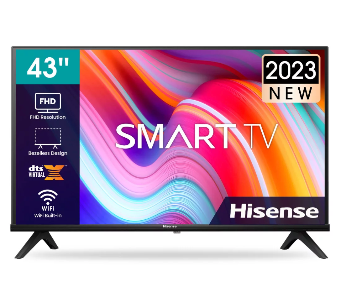 HISENSE TV LED SMART VIDAA 43" - YOUTUBE - NETFLIX - H43A4KS