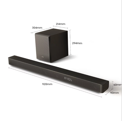 HISENSE BARRE DE SON - 500W - DOLBY ATMOS - DTSX - WIFI - SANS FIL - AX3100Q