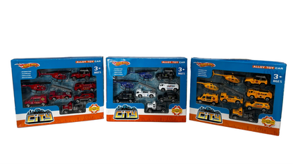 City collection de Voiture - pack de 8