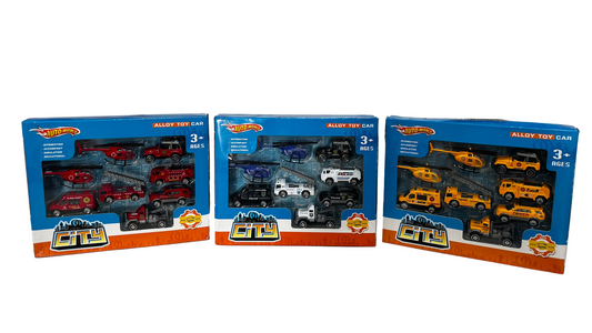 City collection de Voiture - pack de 8