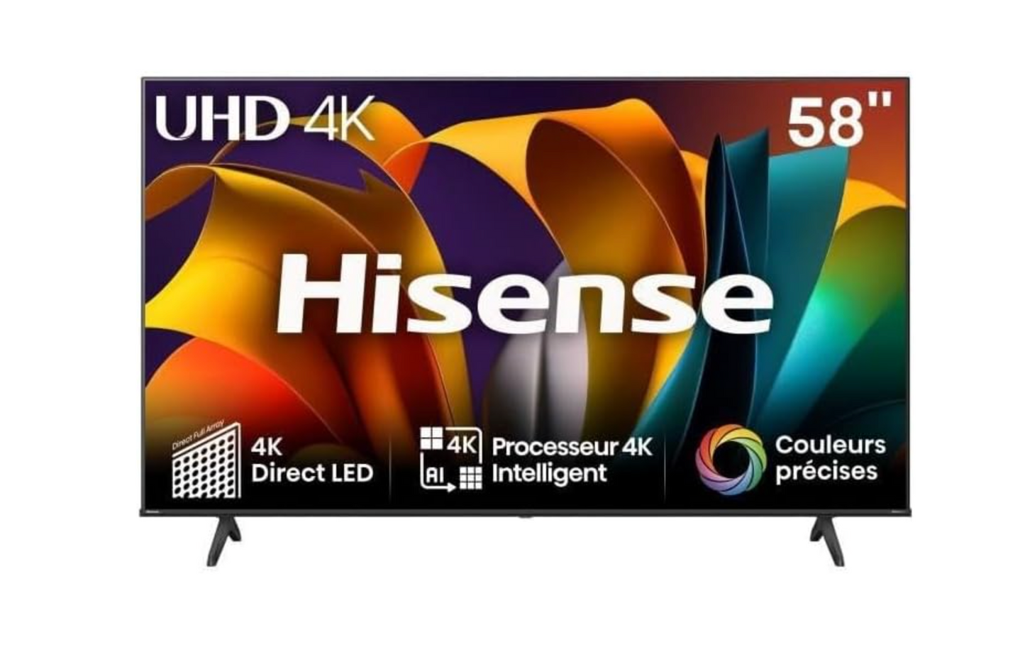 HISENSE TV LED SMART VIDAA 58'' - 4K UHD - NETFLIX/YOUTUBE - APPLE HOME - 58A6N