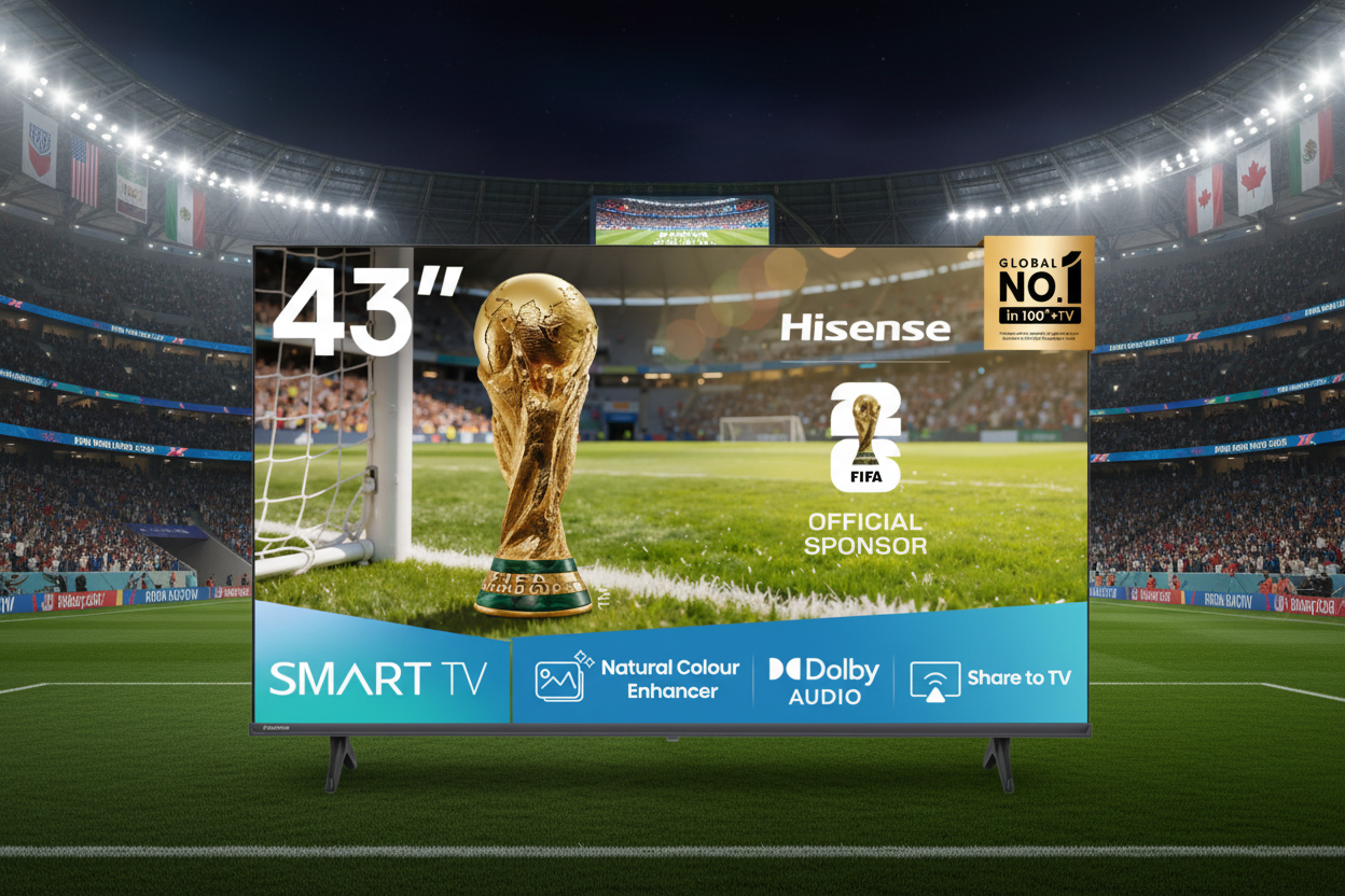 HISENSE TV LED SMART VIDAA 43" - YOUTUBE - NETFLIX - H43A4QS